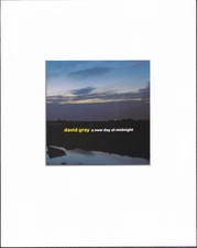 8X10 Matted Album Art Print Picture: David Gray, A New Day at Midnight