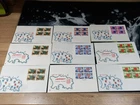 Jersey 1978 Definitive First Day Covers Blocks of 4