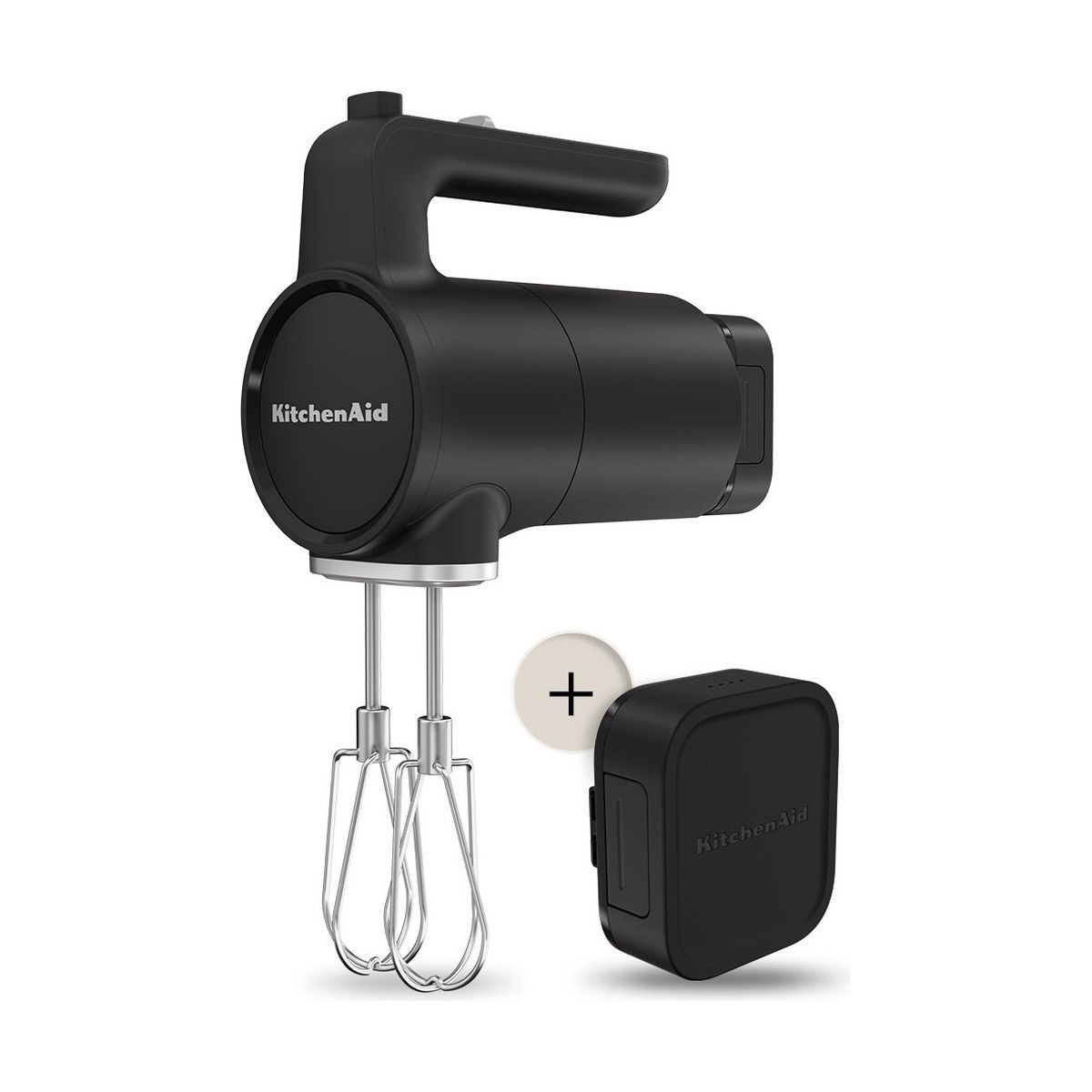 Batteur sans fil KitchenAid Go 5KHMR762BM noir mat avec batterie amovible