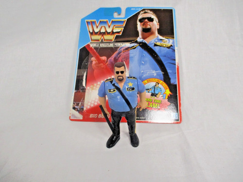 Vintage Hasbro WWF Big Boss Man w/Card 1990 Action...