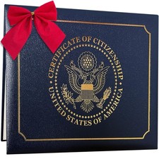 US Citizenship Certificate Holder US Citizenship Gifts Naturalization Cer...