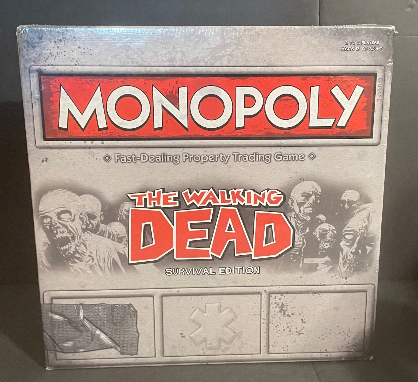Monopoly 2013 New & Sealed Game The Walking Dead Survival Edition AMC