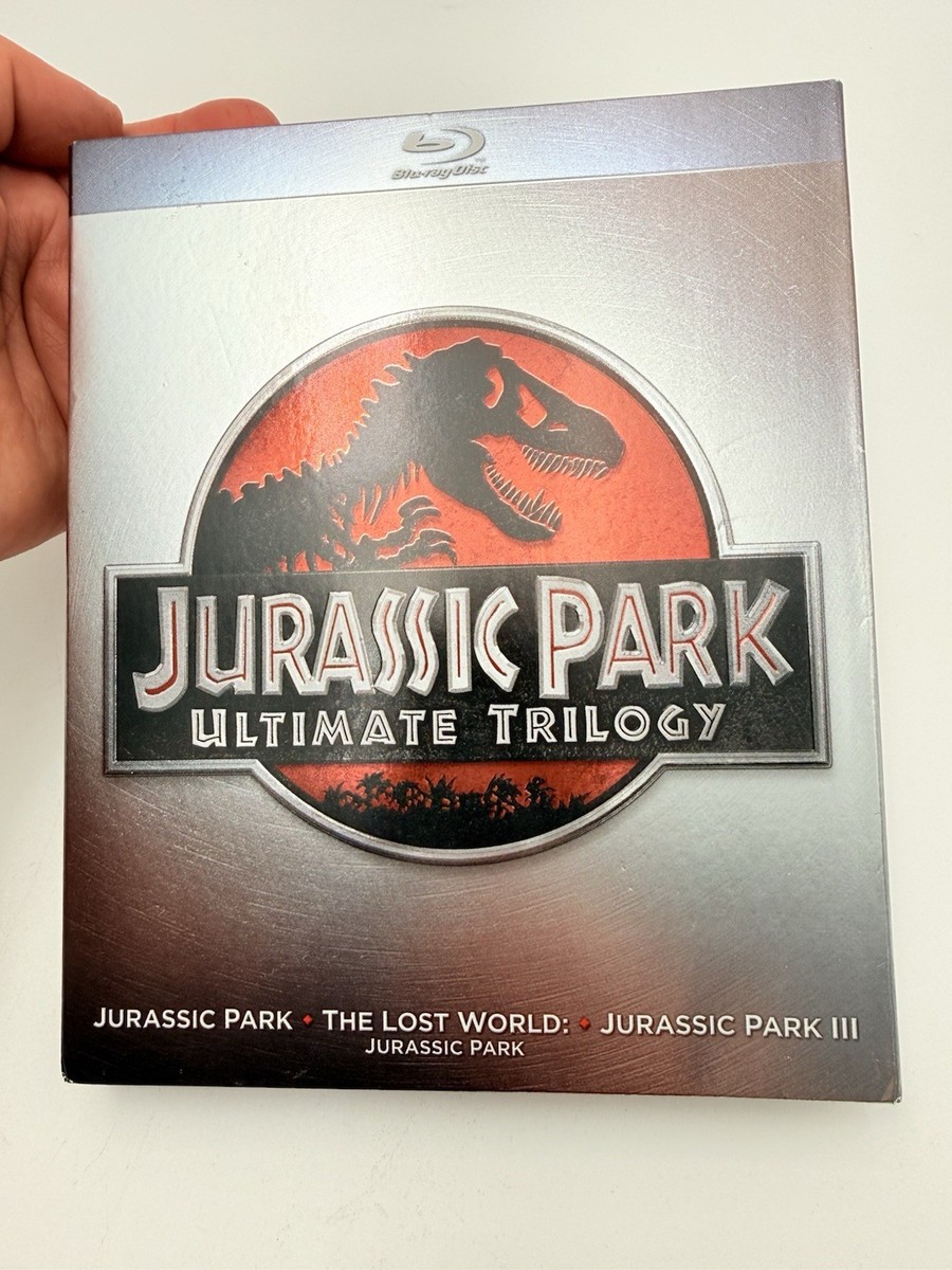 Jurassic Park Ultimate Trilogy (Blu-ray/Digital, 3-Disc Set) NEW