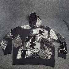 Jordan Sweatshirt Mens XL Black Off Noir Jumpman MVP Hoodie Sweater Nike Air