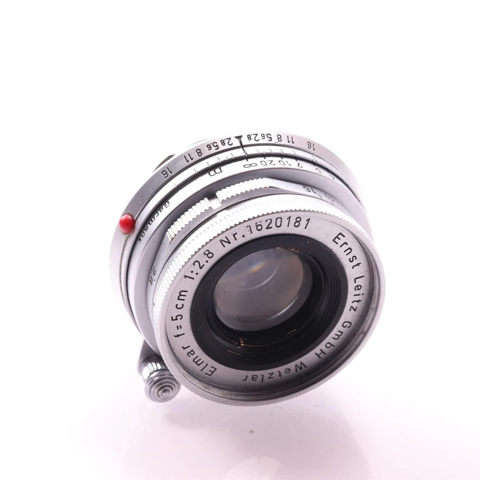 Leica Leitz Elmar 50mm 5cm f/2.8 Standard Lens M Mount (Haze) -VM 6373- - Image 4 of 4