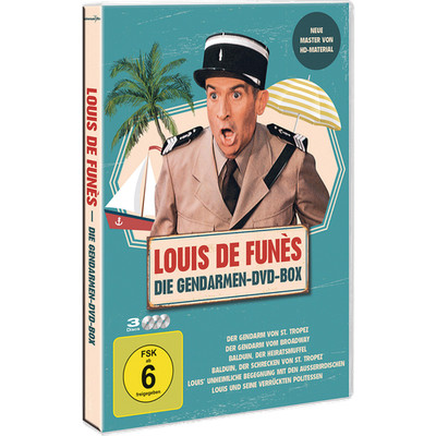 Louis de Funès - Die Gendarmen-DVD-Box , 3 Stück (1er Pack) Louis de Funes