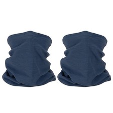 Winter Neck Warmer, 2pcs Windproof Neck Gaiter, Navy Blue