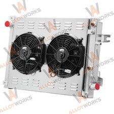 3 Rows Radiator+Shroud Fan+Relay For 2013-2018 Ram 2500 3500 4500 5500 AT 13490