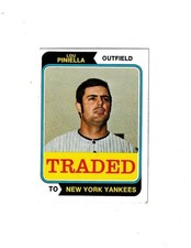 1974 Topps #390T Lou Piniella NM+ Condition Combined Shipping Available 