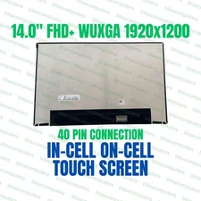 14.0" WUXGA IPS Laptop LCD Screen N140JCN-GE9 On-Cell Touch 40 Pin 0PGCWT