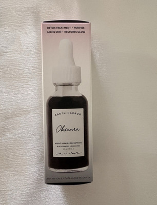 Earth Harbor Obscura Night Detox Treatment Oil Bakuchiol + Black Seaweed 1oz
