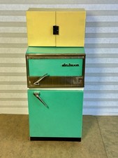Vintage Barbie Dream Kitchen Refrigerator Reading Corp Midcentury Toy 60  s