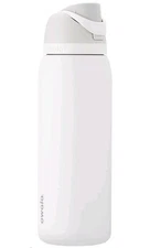 Owala FreeSip 40 fl. oz. Shy Marshmallow BPA Free Water Bottle with Spout Lid
