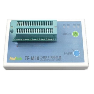 1PC used TF- M10 LED universal test box digital tube color screen lighter *tn