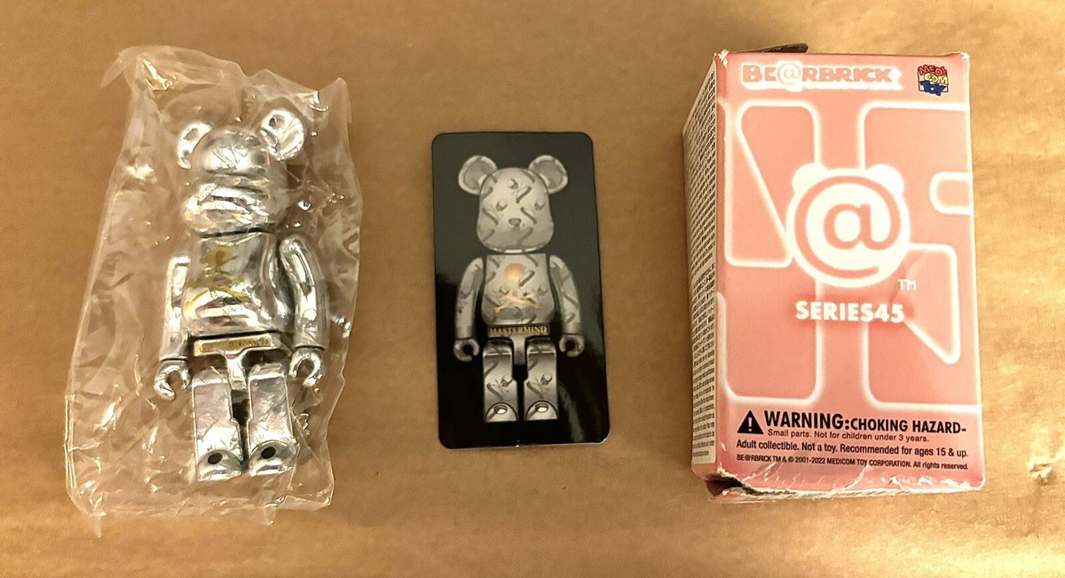 MEDICOM TOY - BE@RBRICK mastermind SILVER 100％&amp;400% NEW_IMAGE_cf89925a-ae91-4257-