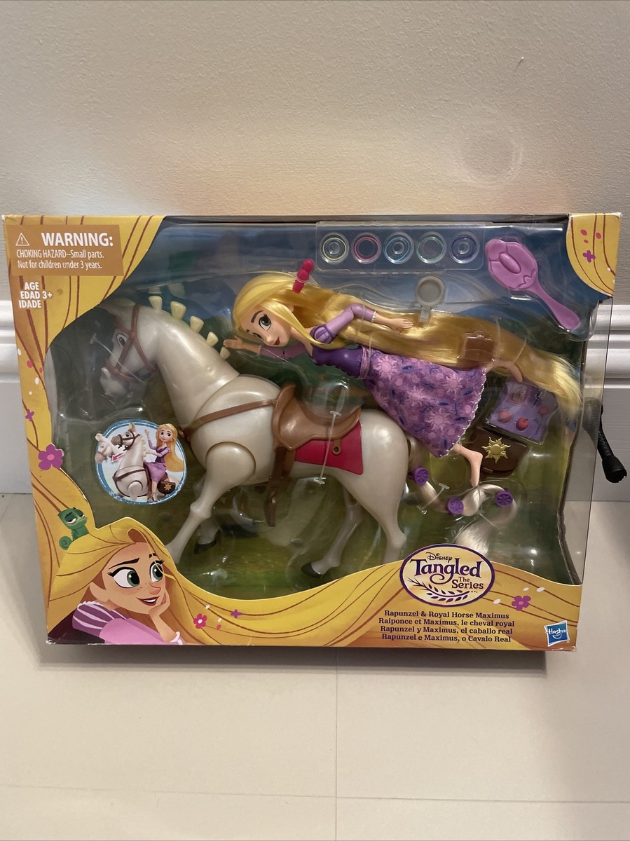 Disney Tangled The Series Rapunzel and Royal Horse Maximus