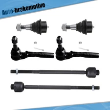 6x New Front Lower Ball Joints Tie Rod End For 2003-2008 Chevrolet Express 1500