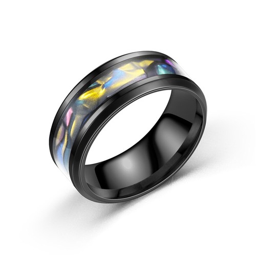 Ringe Herren Titan Stahlband Silber Damen Fashion Dragon Punk Damen+ K - Bild 12 von 18