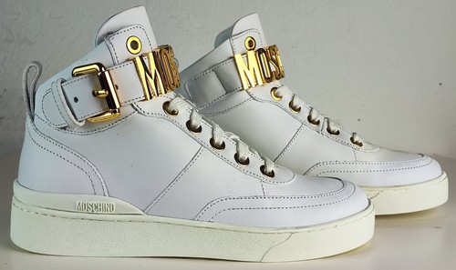 MOSCHINO Knöchel-Sneaker Damen Schuhe High-Top Sneaker Sportschuhe Gr.39 NEU - Bild 7 von 15