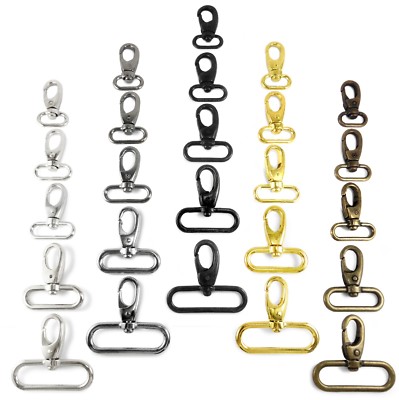 Taschenverschlüsse Karabiner Wirbel Trigger Clips Karabinerhaken für 15 20 25 30 40 mm Umreifung