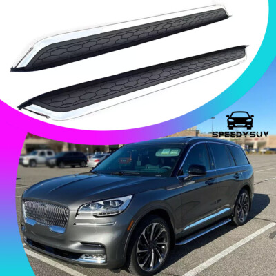 2P Running Boards for Lincoln Aviator 2020-2025 Side Steps Nerf Bar Sideboards