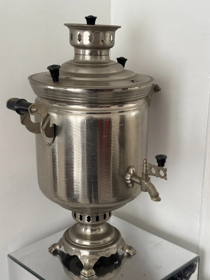 ANCIEN Samovar  russe ou turque du début du XX ème siècle - Photo 2/4