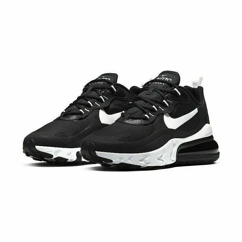 Nike Women's Air Max 270 React Black/White-Black - AT6174-004