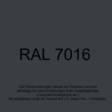 Metallschutzlack MATT Umbragrau RAL 7022 – 1 Liter, Für Innen & Außen, Schnelltrocknend, Rostschützend