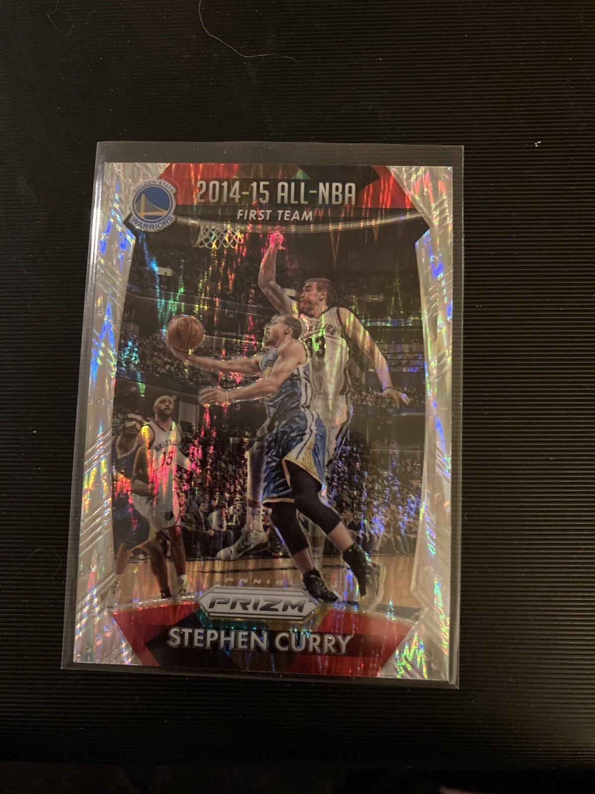 2015-16 Prizm Stephen Curry Flash Silver