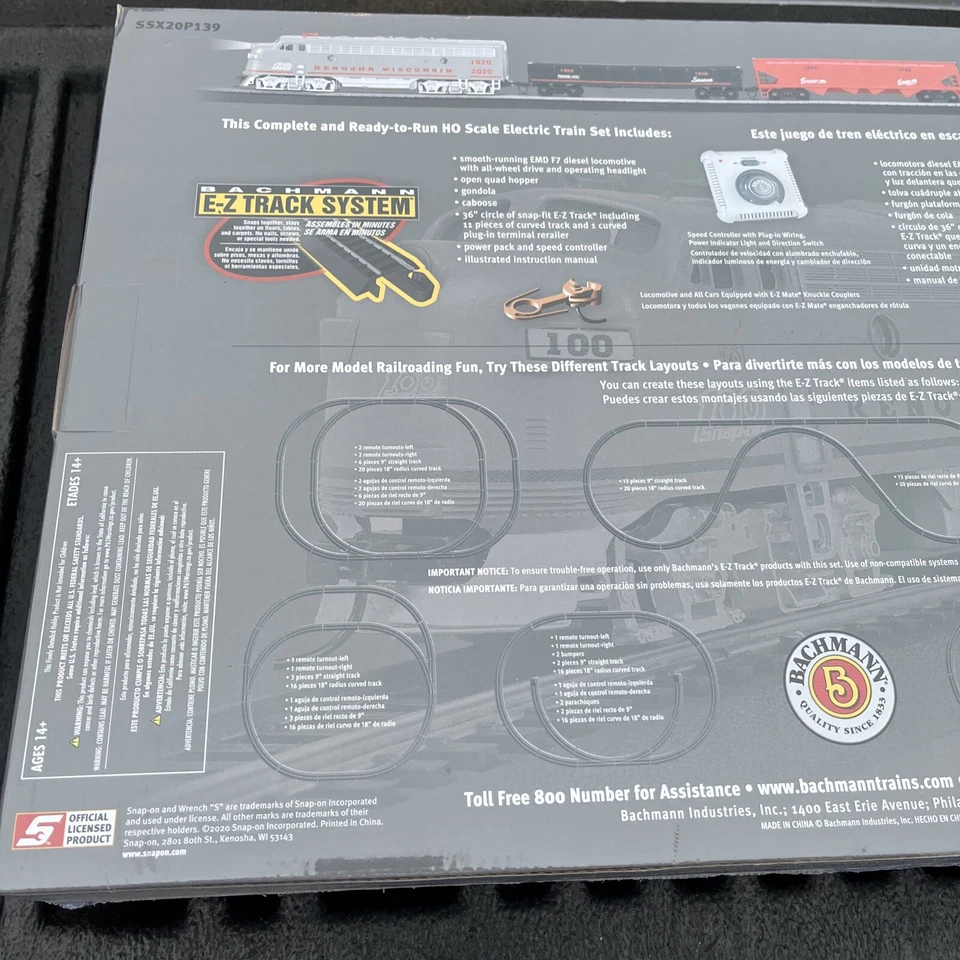 snap on tools Bachman 100th anniversary train set - Image 4 of 4