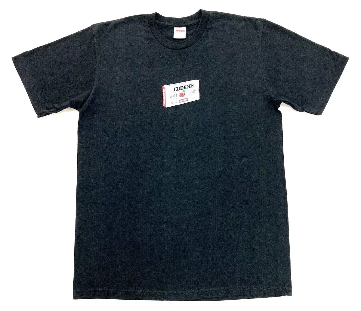 Supreme Ludens Cough Drops Tee Black Size M FW18 T-Shirt | eBay