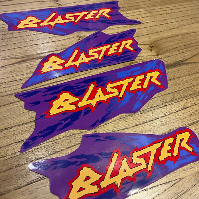 Yamaha Blaster   Purple Full Graphics Decals BL6