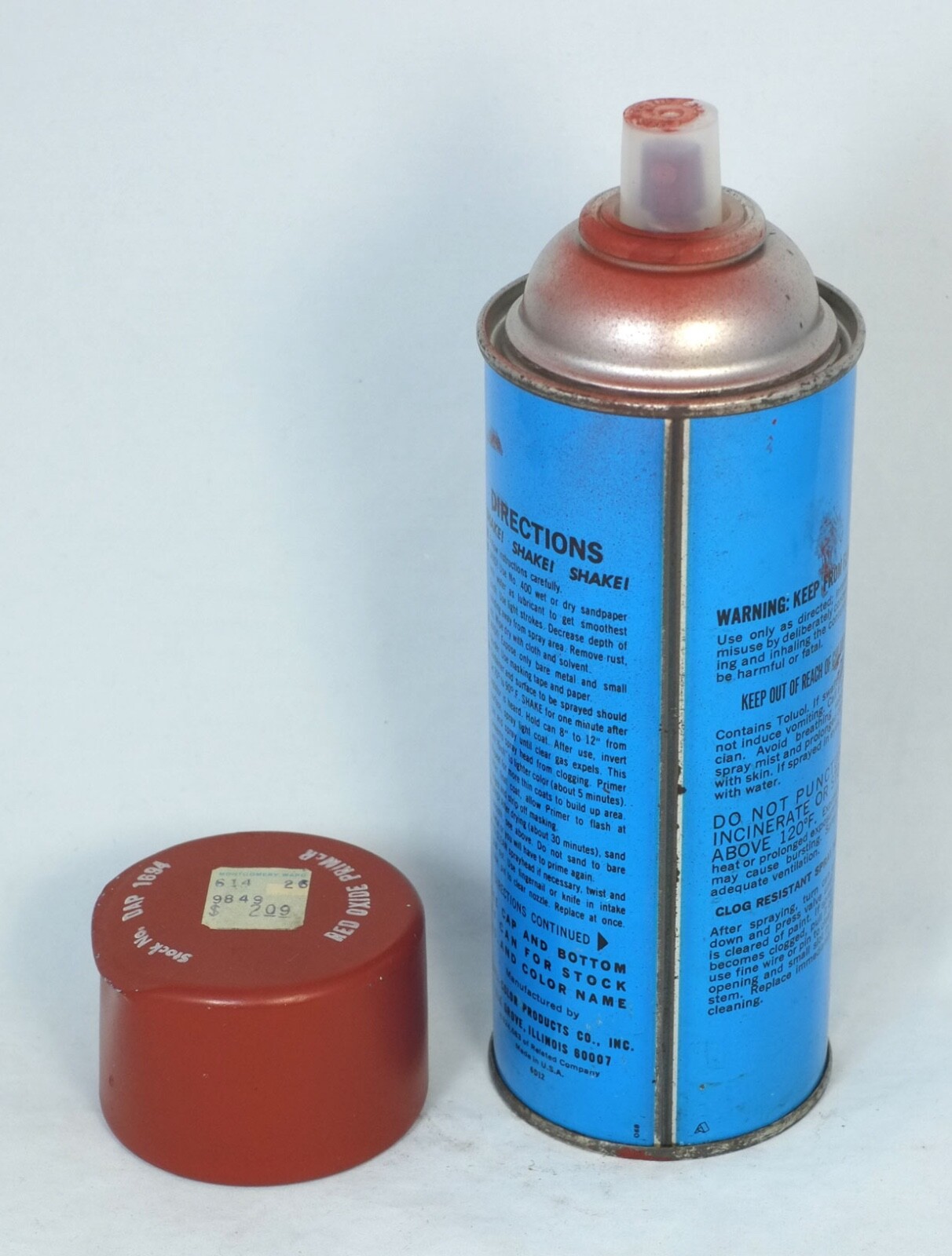 Vintage Can DupliColor Red Oxide Primer Spray Paint eBay