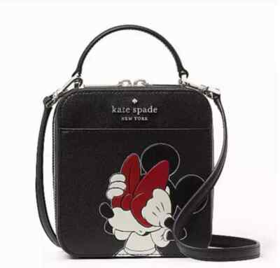 Kate Spade Disney Minnie Mouse Black Vanity Crossbody K9530