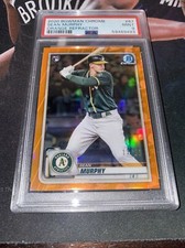 2020 Bowman Chrome Orange Sean Murphy Base RC SSP/25 PSA 9 Braves 