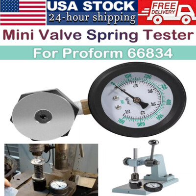 #ad 66834 Universal Mini Valve Spring Pressure Tester Gauge 0 700 PSI 0 50 KG CM2 $75.50