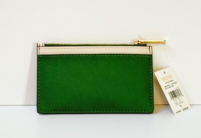 【ママサン専用】MICHAEL KORS フェルン グリーン バックパック MICHAEL KORS JET SET TRAVEL TOP ZIP CARD CASE LEATHER WALLET FERN