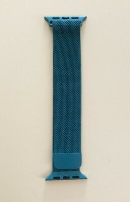 SAGE GREEN olive khaki 38-40mm Apple Watch Strap Classy Mesh Chain