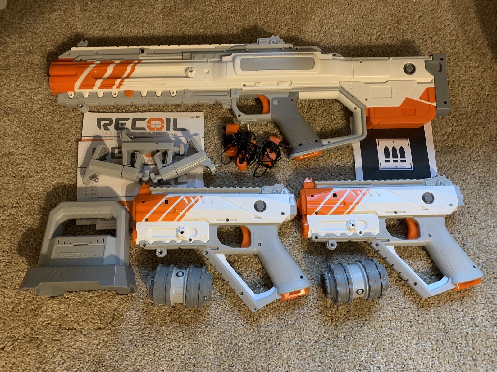 Recoil Laser Tag Multiplayer Smartphone Game Starter Set, Rifle, 2