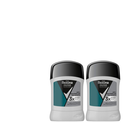2x50ml Rexona Anti-Transpirant Deostick Deoroller MAXIMUM Protection & Schutz