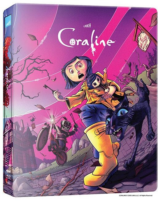 Coraline e la porta magica (4K Ultra HD + Blu-Ray Disc - SteelBook)