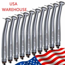 1-10*SANDENT Dental High Speed Handpiece Turbine 4Hole Standard Head Fit NSK M4