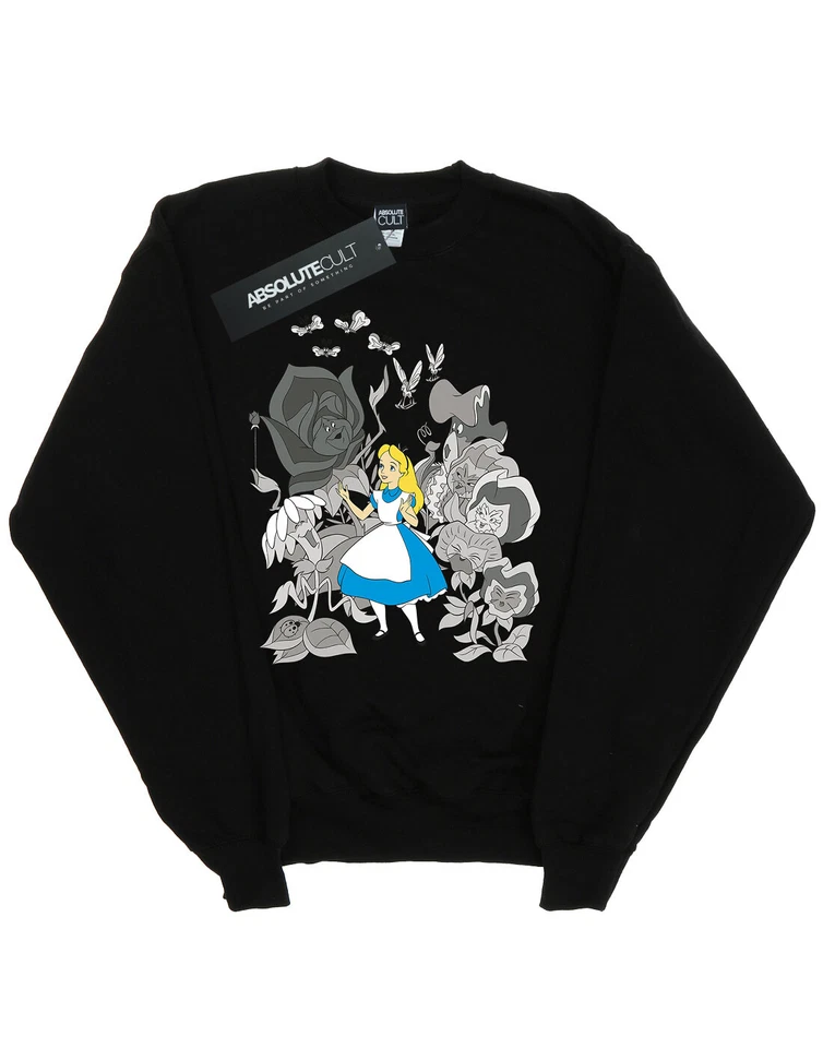 Disney Boys Alice In Wonderland Flowers Sweatshirt - Image 2 of 4
