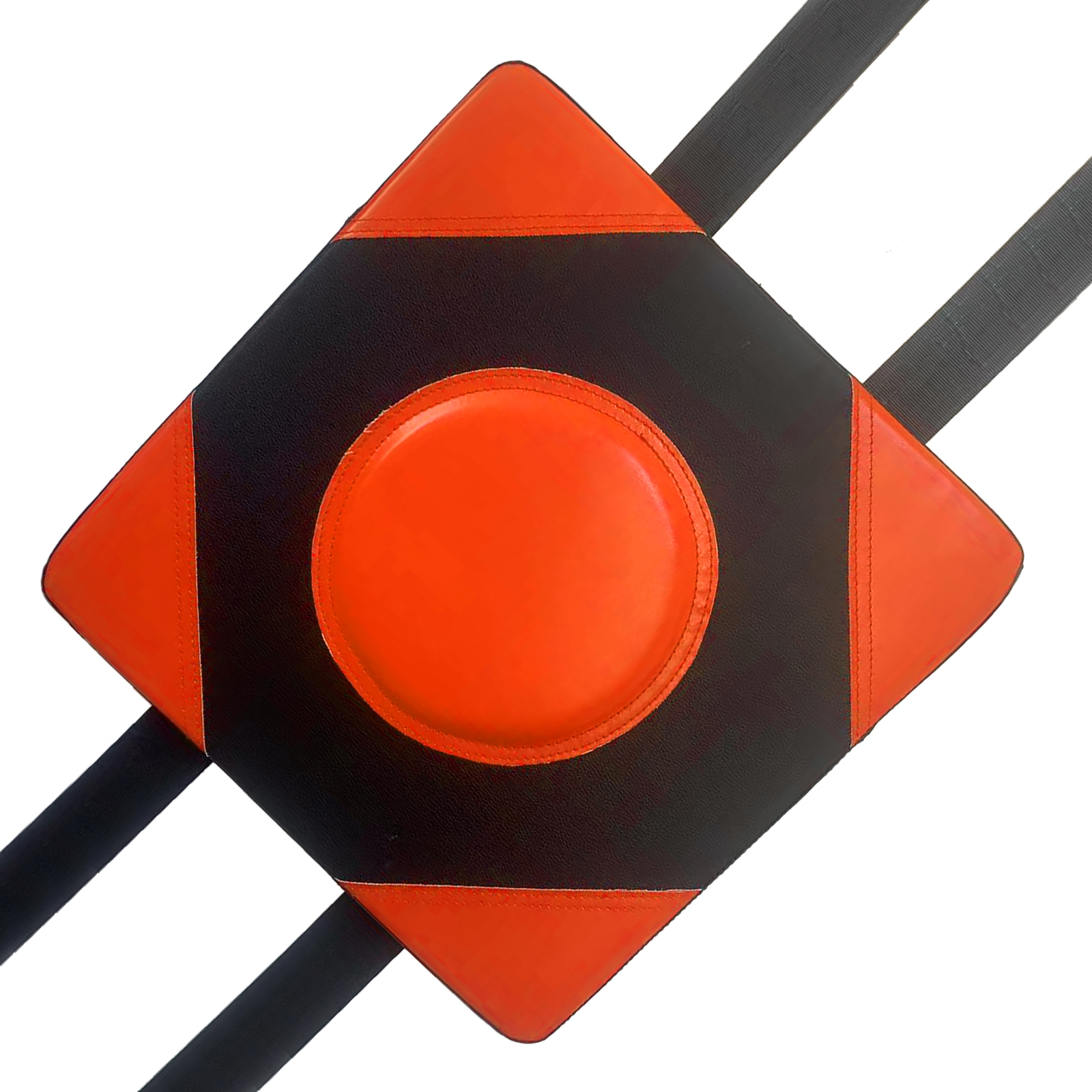 (Orange) Wall Boxing Pad Adjustable Height Thickened Wall Mount