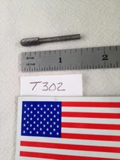 NEW FALCON / SGS 1/8" SH CARBIDE BURR. SC-53 (3/16" HEAD) DOUBLE CUT. USA -T302