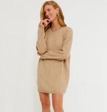 Pomander Place Vivianne Crewneck Sweater Dress Size M New Sandalwood Tuckernuck