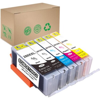 EdibleThingz Cake Ink Cartridge (CLI-281/PGI-280) for Edible Printing