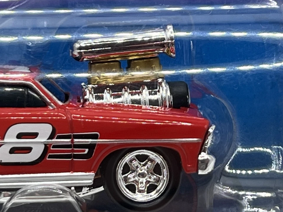 MUSCLE MACHINES DALE EARNHARDT RED 1969 CHEVY CAMARO NASCAR ACTION #8  1/64 NEW! - Image 2 of 4