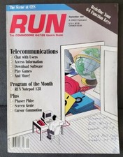 September 1987 RUN Magazine for the Commodore 64 VIC-20