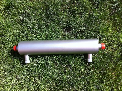 Heizung Pool NaMaSyo 28KW/60KW Pool-Wärmetauscher Schwimmmbadwärmetauscher Pool Schwimmbad Heizung Edelstahl Wärmetauscher Pool Schwimmbad Für Schwimmbäder, Spas Usw (485 X 134 Mm (L X ),60kw Wärmetauscher Heizung